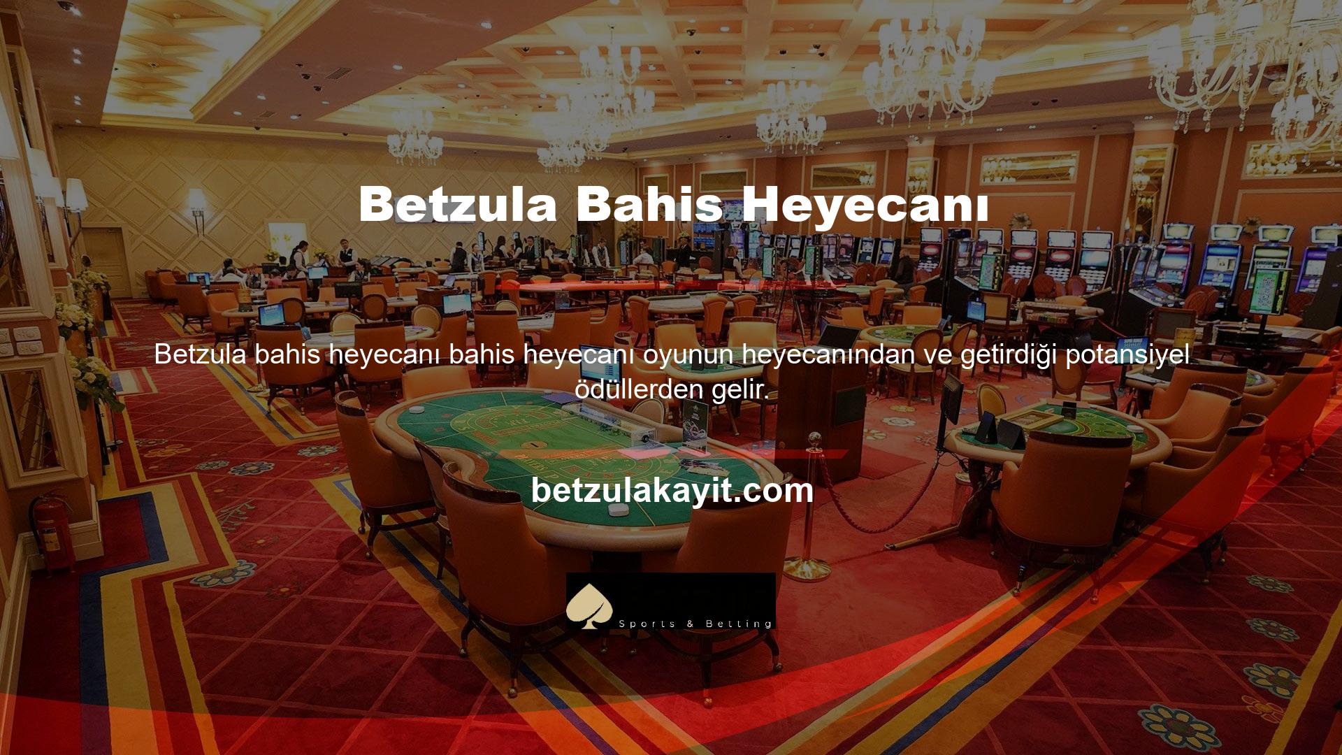 Casino sadece para kazanmak değil, onunla birlikte gelen heyecan ve heyecanla ilgilidir