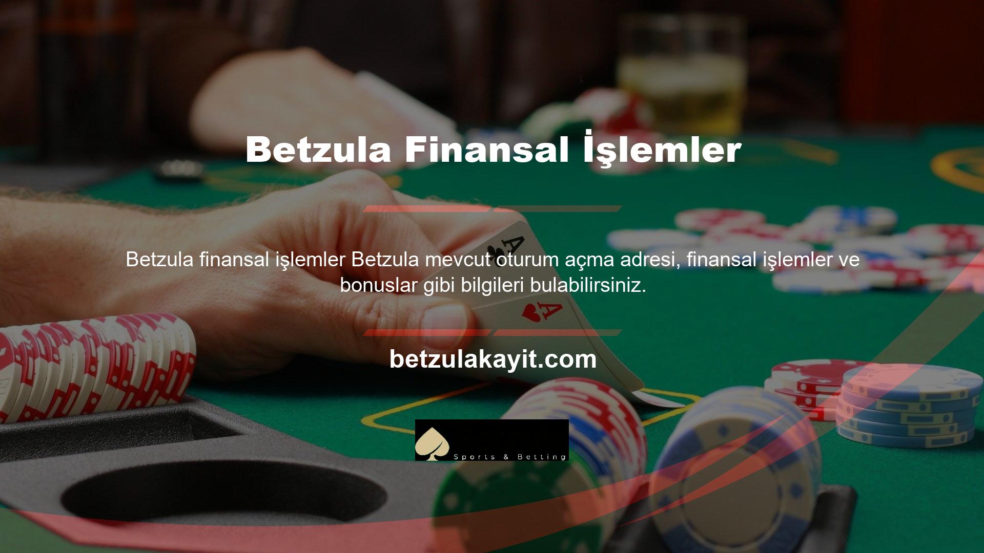 Casino endüstrisinde en iyi ve en güvenilir hizmeti sunan Betzula son yıllarda artan oyun çeşidi ve dayanıklı oyun altyapısı sayesinde en popüler bahis sitesi haline geldi